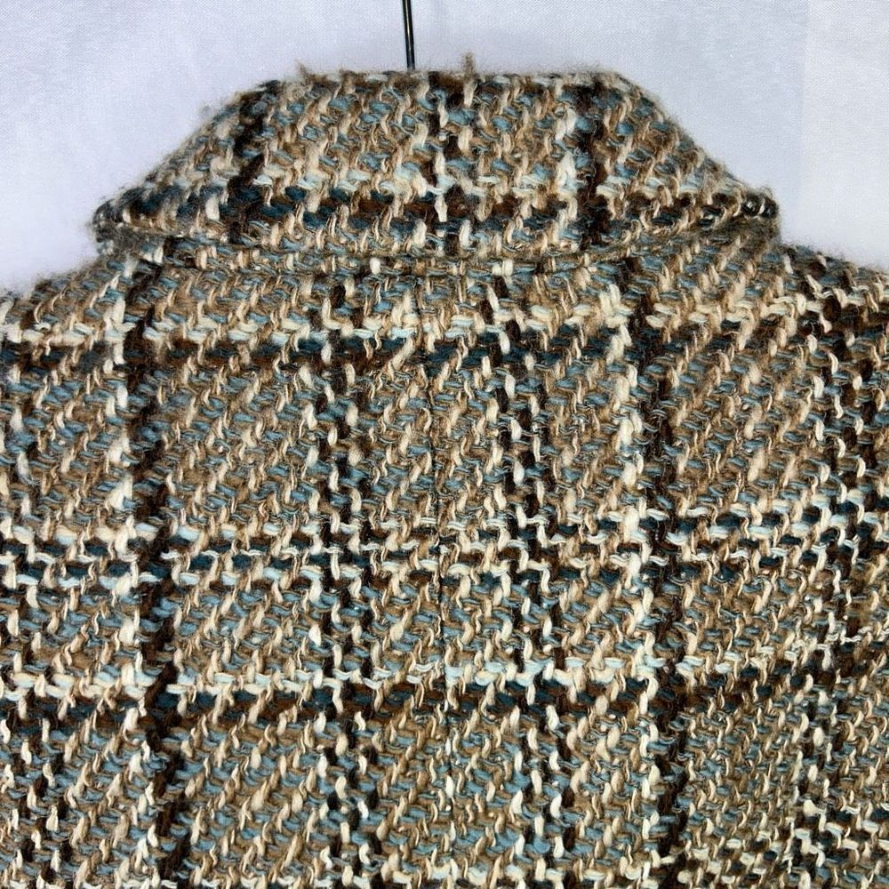 Orvis Wool Plaid Single Breasted Blazer Coat - Picture 9 of 14